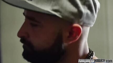 Hairy hunk gets his tight asshole drilled