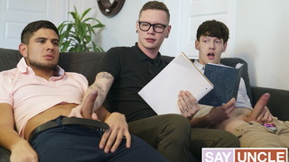 Study Group Of Horny Teen Boys Have Fun After School