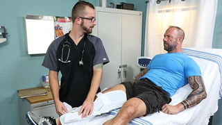 Daddy Patient Fucks Hairy Doctor In The Ass