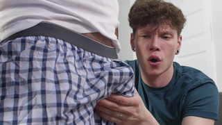 so I let him suck my cock to keep him quiet