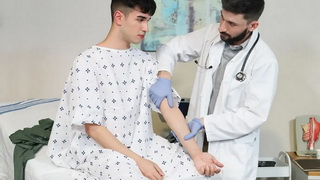 Corrupt doctor fucks baseball player in the office